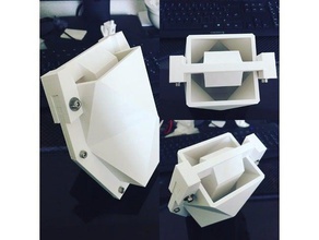 lowpoly vase mould 3d printing flower moulding moulds 3d print model - Mito3D