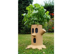 kirby whispy orman bitki pot video oyunları oyun bahçe mario nintendo 3d print model - Mito3D