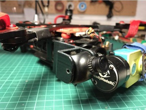 xugong fpv di montaggio videocamera r c i veicoli la fotocamera foxeer immersionrc il monte xat600 3d print model - Mito3D