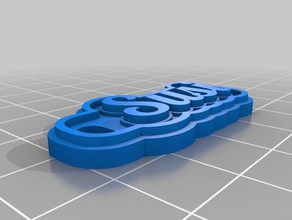 llavero susi keychains customized 3d print model - Mito3D