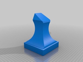 trophy bust base 3d printing 3d print model - Mito3D