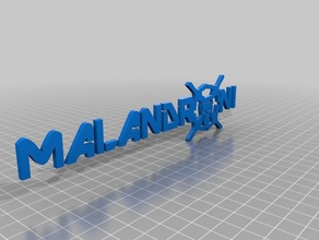 malandroni logo 3d diy 3d print model - Mito3D