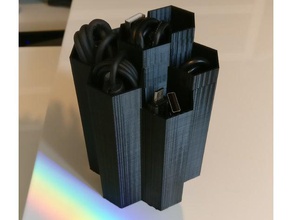 cable hive - basalt column 3d printers cables columns 3d print model - Mito3D