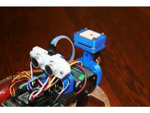 gps neo-6m module de montage la robotique le support onebot pattonrobotics 3d print model - Mito3D