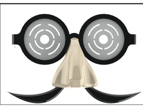 persona 4 gag glasses - cosplay costume 3d print model - Mito3D