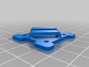 lipo strap bracket armattan bumper frame parts 3d print model - Mito3D