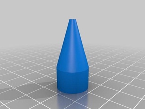 mon personnalisés lampe de poche en forme cône sport et loisirs personnalisé 3d print model - Mito3D