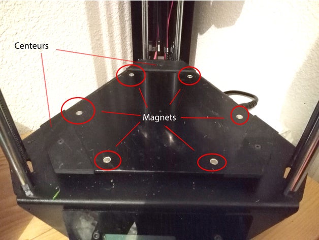 flexible plate option micro delta rework heatbed 3d printer parts 3D print model - Mito3D