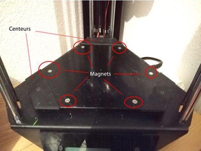 flexible plate option micro delta rework heatbed 3d printer parts 3d print model - Mito3D