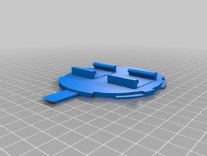 grelha de tecto placa montagem ubiquiti unifi ap-ac lite peças substituição suporte teto 3d print model - Mito3D