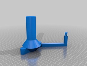 my customized printrbot spool holder 3d printer accessories 3d print model - Mito3D