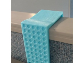 generic office cube wall hanger 3d print model - Mito3D