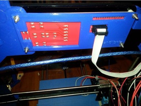anet a8 rear lcd panel 3d printer parts 3d print model - Mito3D