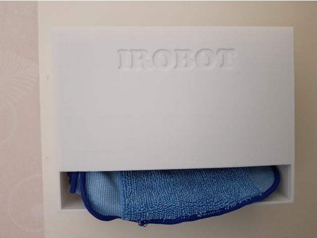 irobot braava titular de tela los hogares paño la menta 3D print model - Mito3D