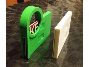 porta kartı 2 sürümleri organizasyon iş kart sahibi 3d print model - Mito3D