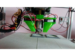 parts cooling fan 2x 40mm flyingbear 3d printer duct flyingbear-p902 p902 fans 3d print model - Mito3D