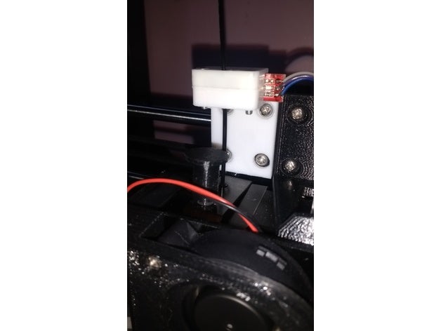 anet a8 extruder montiert filament guide Auslauf optischen sensor 3d Drucker Zubehör 3D print model - Mito3D