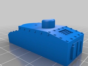 burstyn tank vehicles austria hungary weapon ww1 3d print model - Mito3D