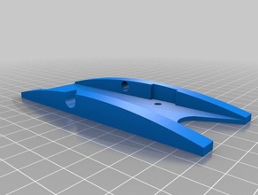 montageplatte led-rayas r cklicht gotway acm v4 de la automoción euc monowheel 3d print model - Mito3D