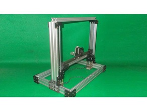 105-caseiro impressora 3d, máquina de diy eixo x faça deslizar a estrutura linear do moinho laser plotter router cnc fresamento Impressora 3d peças 3d print model - Mito3D