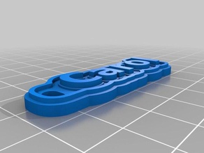 carol keychain keychains customized 3d print model - Mito3D