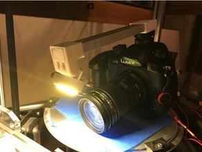 macroledlight de la cámara gh5 el led luz del lumix macro fotografía 3d print model - Mito3D