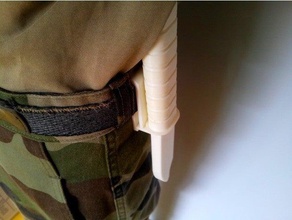 cintura porta lama flessibile airsoft coltello sport & fitness all'aperto softair la titolare cassetta di sicurezza 3d print model - Mito3D