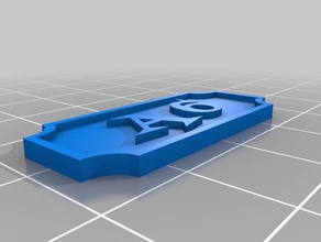 a6 dekor özelleştirilmiş 3d print model - Mito3D