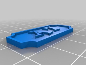 a7 dekor özelleştirilmiş 3d print model - Mito3D