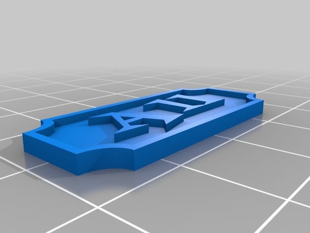 a11 décor personnalisé 3D print model - Mito3D