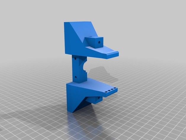 bowden titular de enfriamiento la ctc Impresora 3d extrusoras extrusor hotend monte refrigeración ventilador impresora doble extrusión e3d extrusora conducto del 3D print model - Mito3D