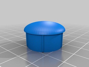 my customized pipe end cap 226mm diy 3d print model - Mito3D