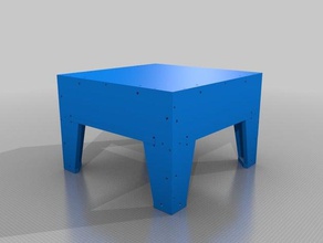petite table retroilluminato passe-temps 3d print model - Mito3D