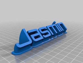 jasmin office kundengebundene 3d print model - Mito3D