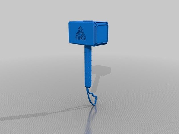 thor el martillo mjolnir props thors hammer 3D print model - Mito3D