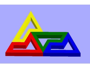 sphinx rep-tile les mathématiques de l'art 3d print model - Mito3D