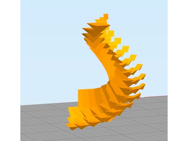 procedural pyramids math art openscad 3D print model - Mito3D