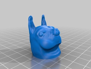 moralische Unterstützung Lama Tiere llama keine Abstützungen benötigt sculptris lächelnd 3d print model - Mito3D