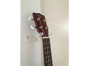 ukulele montaggio a parete titolare musica il monte 3d print model - Mito3D