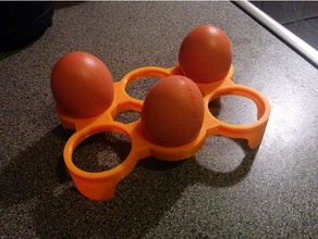 egg tray kitchen & dining 3d printable 3d print model - Mito3D