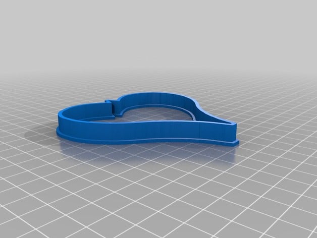 cuore cookie cutter La stampa 3d 3D print model - Mito3D