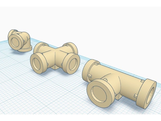 epic-pipeline Kreuzungen Spiele epic30k epic40k 3D print model - Mito3D