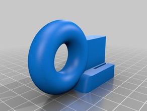 filamento guia di3 montado canto superior direito Impressora 3d acessórios filamento-guia de 3d print model - Mito3D