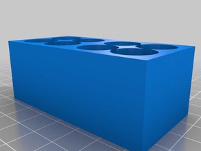 support de batterie l'organisation la boîte 3d print model - Mito3D