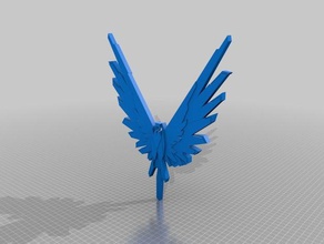 logan paulo maverick a arte Arte 3d ator norte-americano pássaro o contraste escuridão voo fliying voar vida luz papagaio são pingente pingentes pardal velocidade asas 3d print model - Mito3D