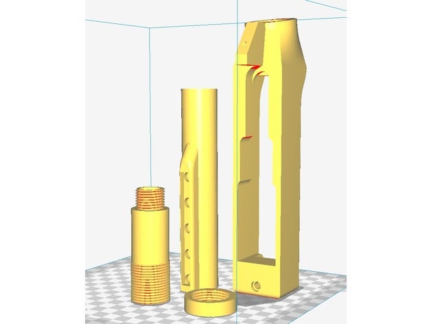 ruger 1022 stok yedek parça ar15 konut v4 spor ve açık hava molon marienbad tüfek 10-22 hisse senedi 3D print model - Mito3D