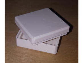 caixa chanfrado parametrizáveis de 1,5 mm espessura parede recipientes a caixas chanfro chanfrados no peito tampa paramétrico parametrizável redimensionável 3d print model - Mito3D
