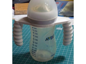 philips avent 260ml bottle handles - large kitchen & dining 3d print model - Mito3D