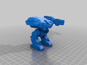 15mm scale b-roid mech toys & games gruntz mecha miniwargaming wargame wargames wargaming 3d print model - Mito3D