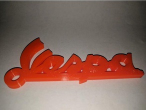 vespa llavero de 95 mm ancho llaveros 3d print model - Mito3D
